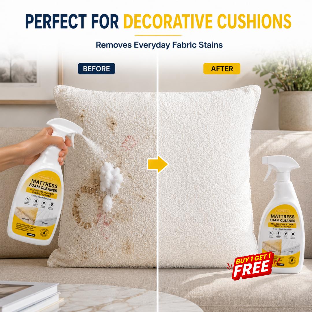 Powerful Mattress Foam Cleaner - BUY 1 GET 1 FREE