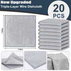 WIRE DRY NON-SCRATCH WIRE DISHCLOTH | REUSABLE KITCHEN CLEANING RAG
