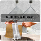 WIRE DRY NON-SCRATCH WIRE DISHCLOTH | REUSABLE KITCHEN CLEANING RAG