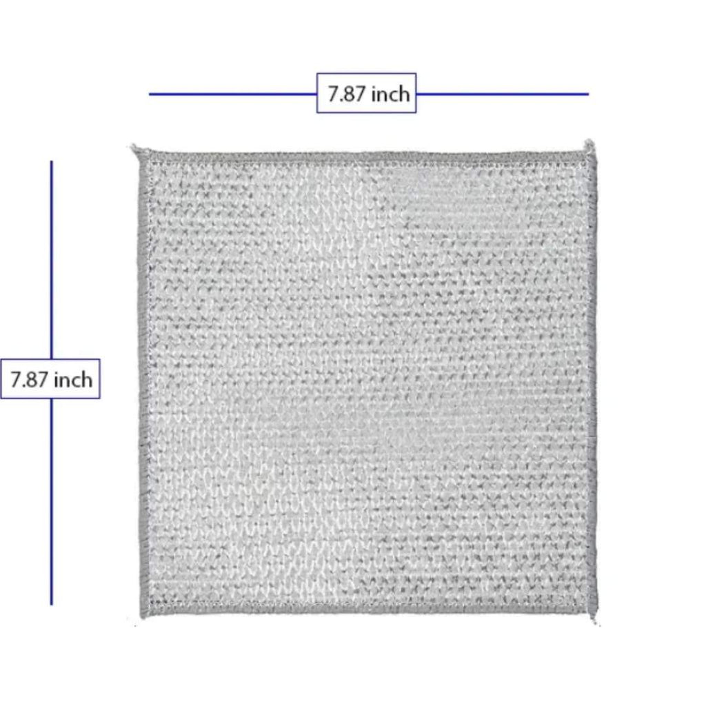 WIRE DRY NON-SCRATCH WIRE DISHCLOTH | REUSABLE KITCHEN CLEANING RAG