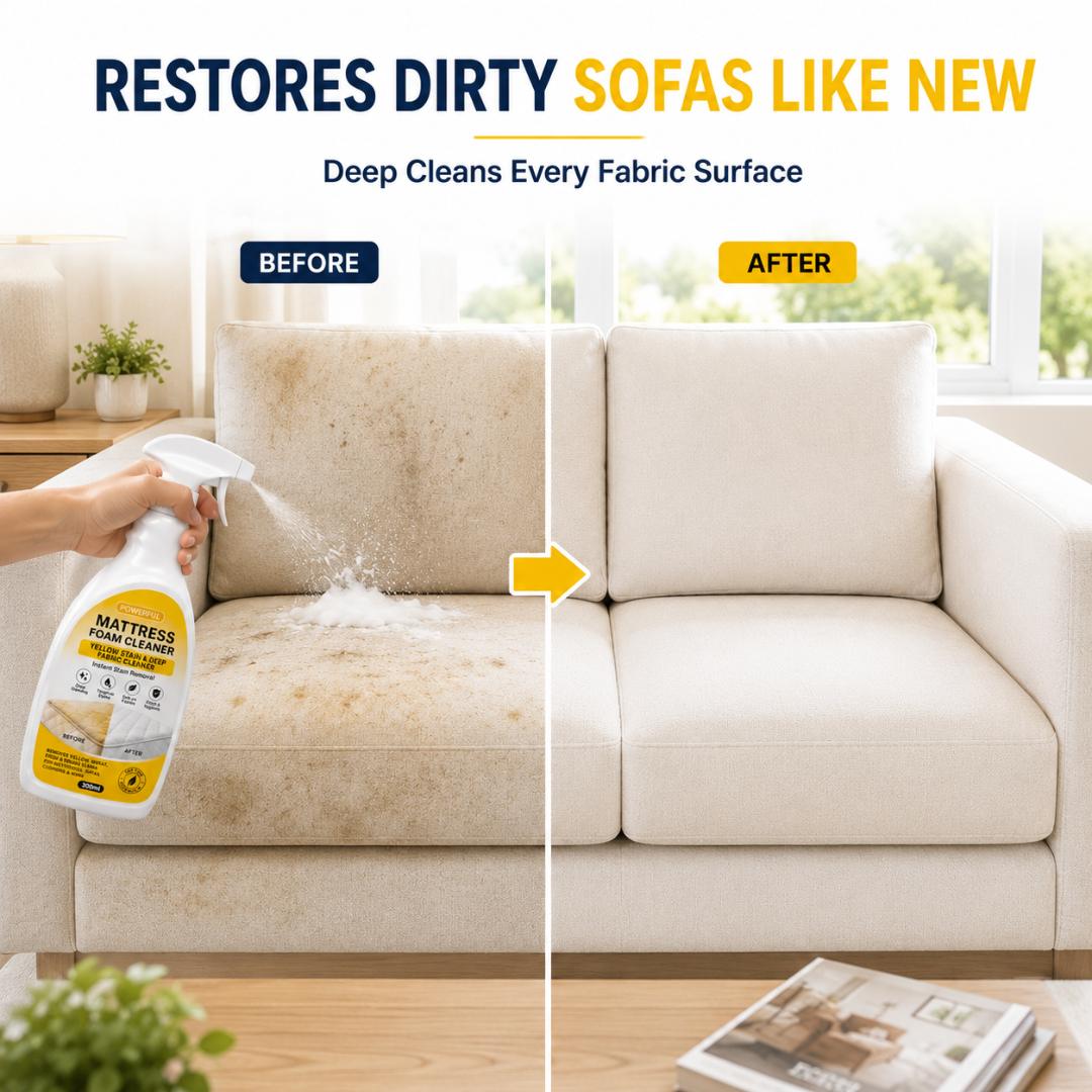 Powerful Mattress Foam Cleaner - BUY 1 GET 1 FREE